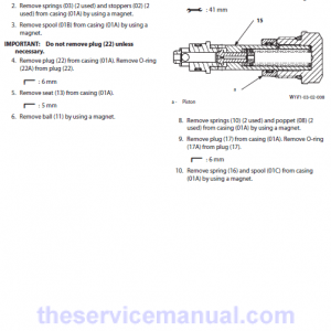 Hitachi ZX280-5G and ZX280LC-5G ZAXIS Excavator Repair Manual - Image 3