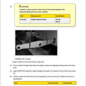 John Deere 850JR Crawler Dozer Service Manual - Image 3