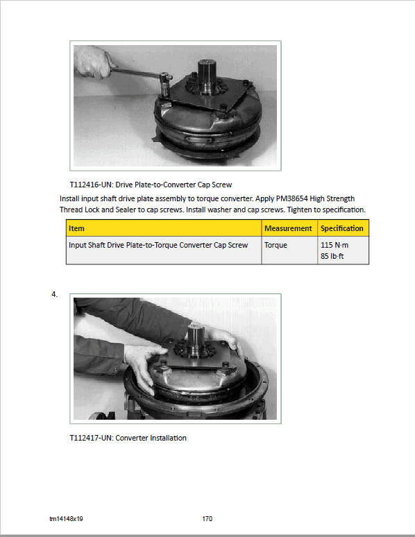 John Deere 624K-II 4WD Loader Services Manual - Image 3