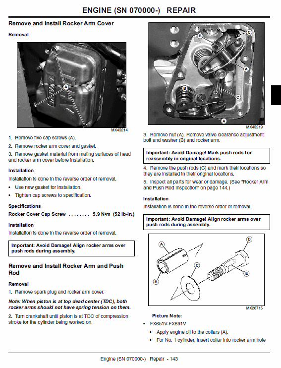 John Deere 647A, 657A, 667A QuickTrak Technical Service Manual - Image 3