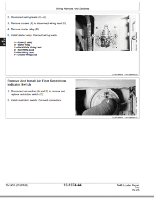 John Deere 744E Loader Repair Technical Manual