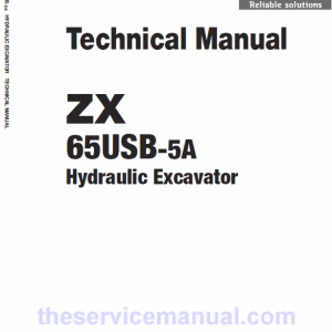 Hitachi ZX65USB-5A Excavator Service Repair Manual - Image 2