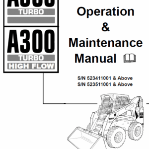 Bobcat A300 Skid-Steer Loader Service Manual - Image 2