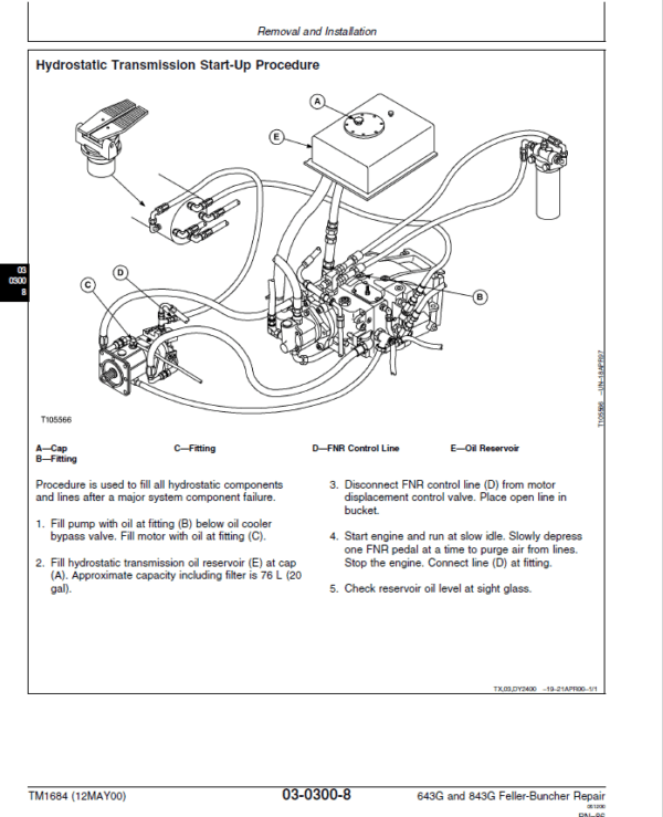 John Deere 643E, 843E Feller Buncher Services Repair Manual - Image 4