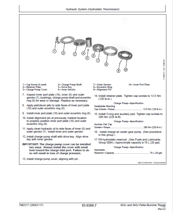 John Deere 643J, 843J Feller Buncher Service Repair Manual - Image 4