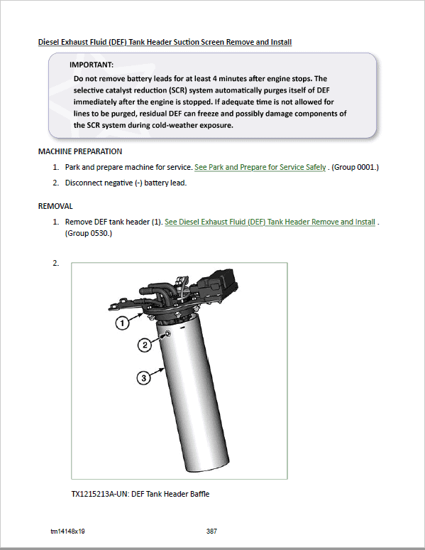 John Deere 624K-II 4WD Loader Services Manual - Image 4