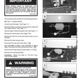 Bobcat 953 Skid-Steer Loader Service Manual - Image 4