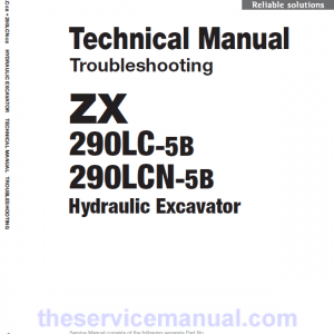 Hitachi ZX290LC-5B and ZX290LCN-5B ZAXIS Excavator Repair Manual - Image 3