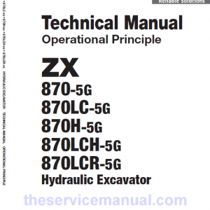 Hitachi ZX870-5G Excavator Service Repair Manual - Image 3