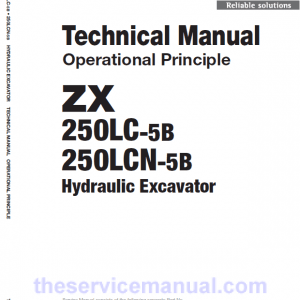 Hitachi ZX250LC-5B and ZX250LCN-5B ZAXIS Excavator Repair Manual - Image 3
