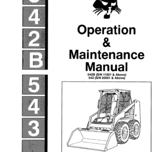 Bobcat 542B Skid-Steer Loader Service Manual - Image 2