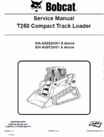 Bobcat T250 Loader Service Manual