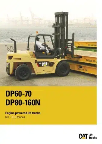CATERPILLAR CAT DP60 DP70 FORKLIFT Service Manual