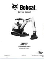Bobcat E37 Excavator Repair Service Manual