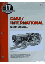 Case International 385 885 Tractor Service Repair Manual