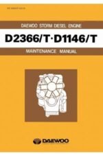 Doosan Daewoo D2366 D1146T Engine Service Manual