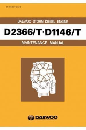 Doosan Daewoo D2366 D1146T Engine Service Manual