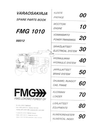 John Deere 1010 Forwarders (SN 10101300–10101457) Parts Catalog Manual