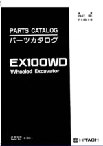 Hitachi Ex100wd Excavator Parts Manual