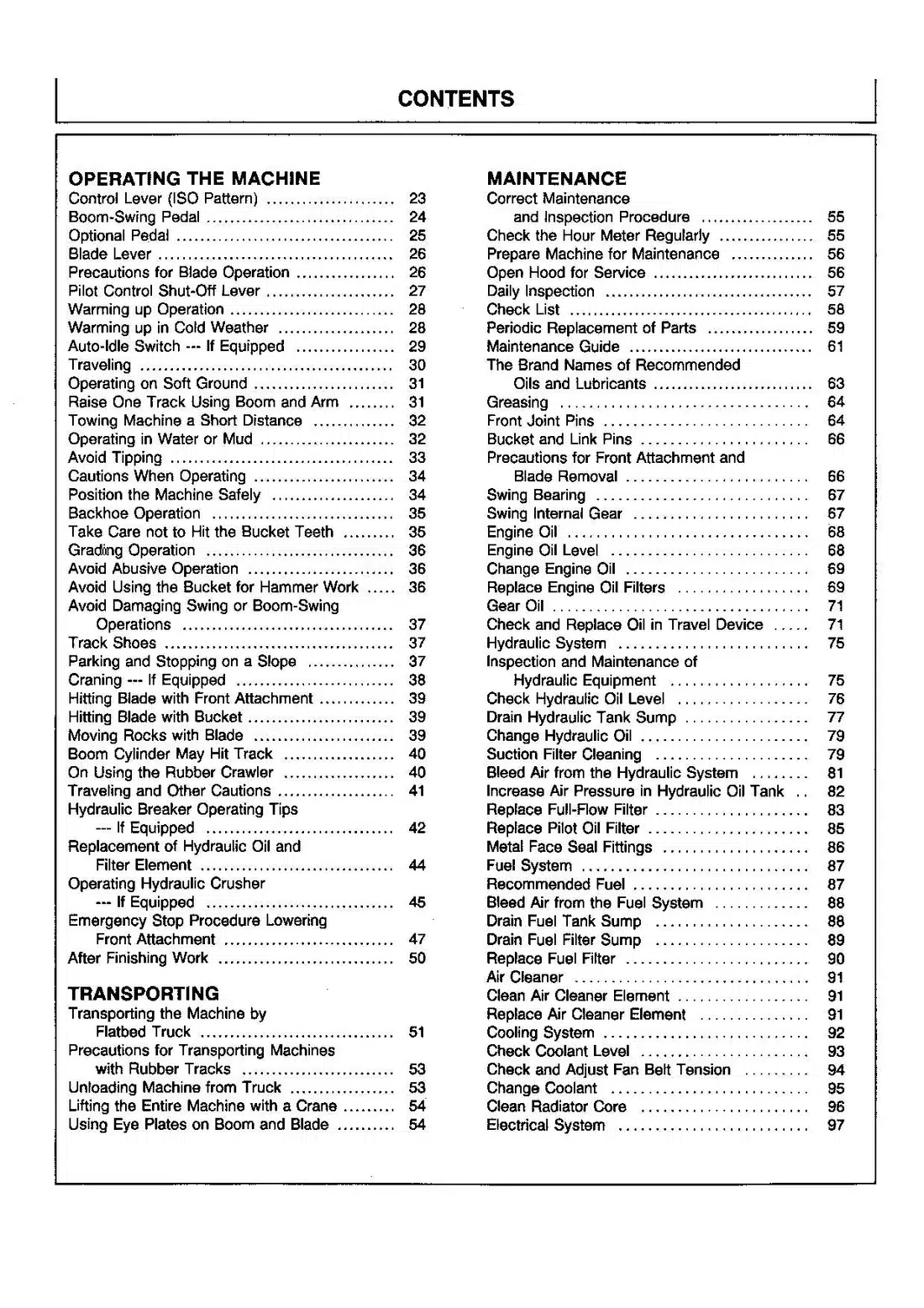 Hitachi Ex12-2 Ex15-2 Ex18-2 Ex22-2 Operators Manual - Image 2