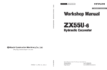 Hitachi ZX55U-6 Mini Excavator Service Repair Manual