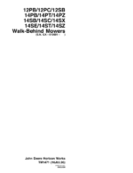 John Deere 12PB 14ST 14SZ Repair Manual