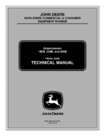 John Deere 180B, 220B, 260B Greensmower Repair Manual