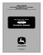 John Deere 777, 797 Max-Frame ZTrak Mower Repair Manual
