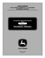 John Deere 7G18 Commercial Walk Behind Mower Repair Manual