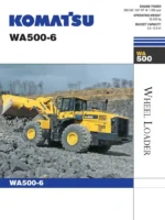 Komatsu WA500-6 Wheel Loader Parts Catalogue Manual