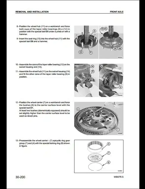 Komatsu Wb97r-5 Backhoe-loader Service Repair Manual - Image 2