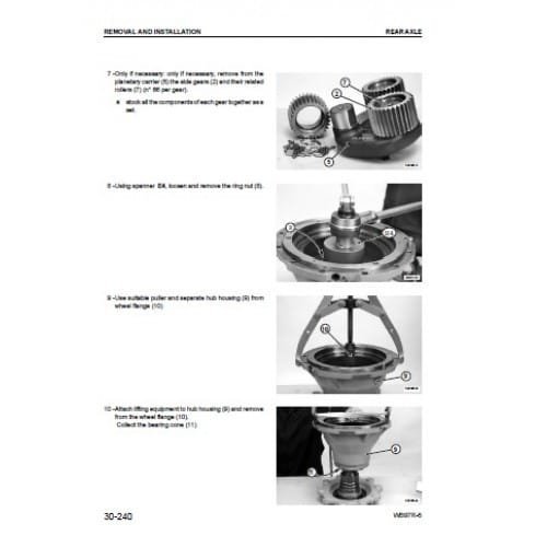 Komatsu Wb97r-5 Backhoe-loader Service Repair Manual - Image 3