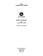 John Deere 210LJ Landscape Loaders Parts Catalog Manual