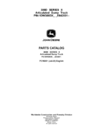 John Deere 300D Articulated Dump Trucks (SN PIN: 1DW300DX_ _E642001–) Parts Catalog Manual