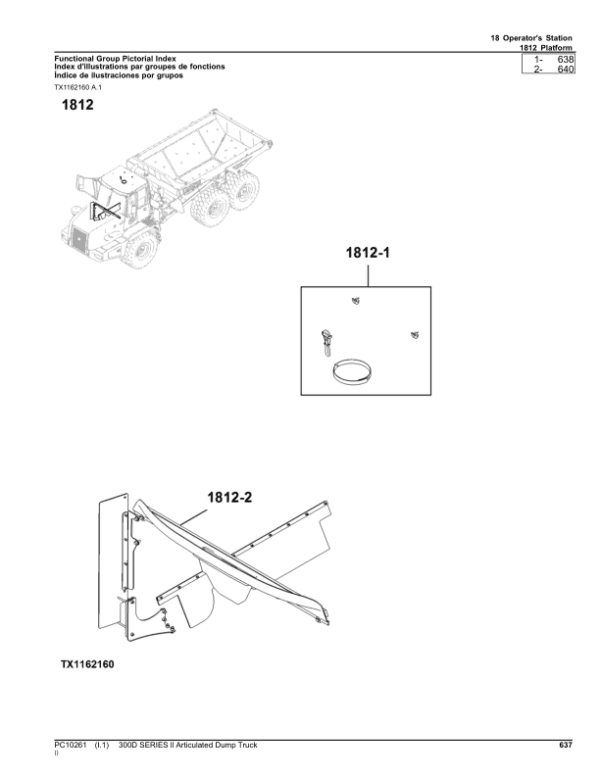 John Deere 300D Articulated Dump Trucks (SN PIN: 1DW300DX_ _E642001–) Parts Catalog Manual - Image 4