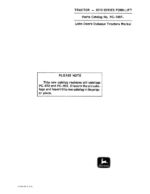 John Deere 2010 Forklifts Parts Catalog Manual