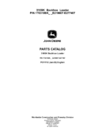 John Deere 310SK Backhoes (SN E219607-E277407) Parts Catalog Manual