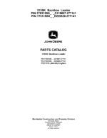 John Deere 315SK Backhoes (SN C219607-277141 & D229820-277141) Parts Catalog Manual