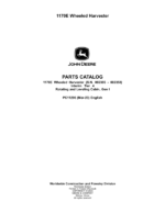 John Deere 1170E IT4 Wheeled Parts Manual