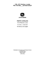 John Deere 310L Backhoe Loaders (SN G273920-329327) Parts Catalog Manual