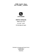 John Deere 1050K Crawler Dozers Parts Catalog Manual