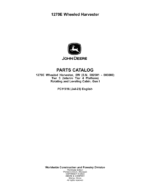 John Deere 1270E IT4 T3 6W Wheeled Harvesters (SN 002501 – 003008) Parts Catalog Manual