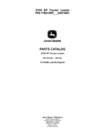 John Deere 210K Loaders (SN PIN:1T8210EP_ _G891000-) Parts Catalog Manual