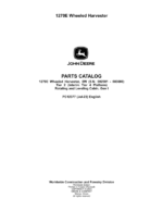 John Deere 1270E IT4 T2 8W Wheeled Harvesters (SN 002501 – 003008) Parts Catalog Manual