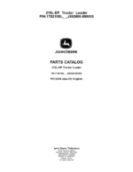 John Deere 210L EP Tractor Loader (SN 1T8210EL_ _J892600-895000) Parts Catalog Manual
