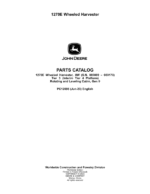 John Deere 1270E IT4 T3 8W Wheeled Harvesters (SN 003009 –003173) Parts Catalog Manual