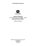 John Deere 1470G T2 Wheeled Harvesters (SN 002002 – 002291) Parts Catalog Manual