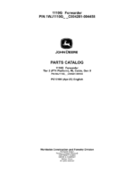 John Deere 1110G T2 RL Parts Catalog Manual