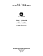 John Deere 1210G FT4 FFC Parts Catalog Manual
