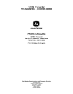 John Deere 1210G T2 FFC Forwarders (SN C002101-002508) Parts Catalog Manual
